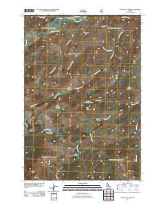 Lodgepole Creek Idaho Historical topographic map, 1:24000 scale, 7.5 X 7.5 Minute, Year 2011