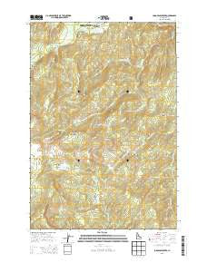 Lodgepole Creek Idaho Current topographic map, 1:24000 scale, 7.5 X 7.5 Minute, Year 2013