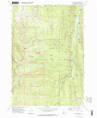Log Mountain Idaho Historical topographic map, 1:24000 scale, 7.5 X 7.5 Minute, Year 1973
