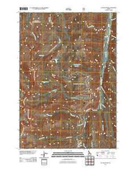 Log Mountain Idaho Historical topographic map, 1:24000 scale, 7.5 X 7.5 Minute, Year 2011