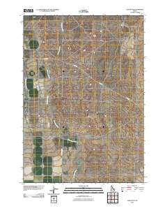 Lone Butte Idaho Historical topographic map, 1:24000 scale, 7.5 X 7.5 Minute, Year 2010
