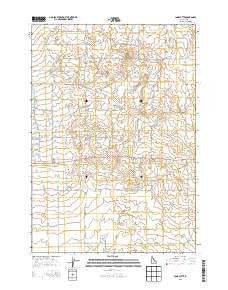 Lone Butte Idaho Current topographic map, 1:24000 scale, 7.5 X 7.5 Minute, Year 2013