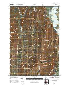 Lone Tree Idaho Historical topographic map, 1:24000 scale, 7.5 X 7.5 Minute, Year 2011