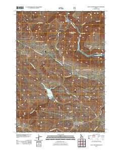 Long Tom Reservoir Idaho Historical topographic map, 1:24000 scale, 7.5 X 7.5 Minute, Year 2011
