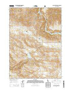 Long Tom Reservoir Idaho Current topographic map, 1:24000 scale, 7.5 X 7.5 Minute, Year 2013