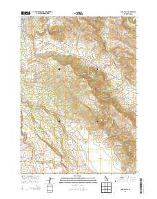 Long Valley Idaho Current topographic map, 1:24000 scale, 7.5 X 7.5 Minute, Year 2013