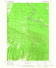 Lookout Butte Idaho Historical topographic map, 1:24000 scale, 7.5 X 7.5 Minute, Year 1965