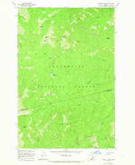Lookout Peak Idaho Historical topographic map, 1:24000 scale, 7.5 X 7.5 Minute, Year 1965