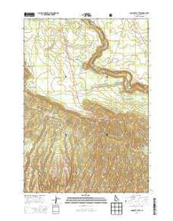Lookout Butte Idaho Current topographic map, 1:24000 scale, 7.5 X 7.5 Minute, Year 2013