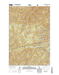 Lookout Peak Idaho Current topographic map, 1:24000 scale, 7.5 X 7.5 Minute, Year 2013