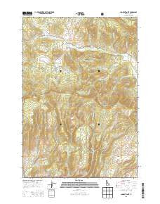 Lookout Point Idaho Current topographic map, 1:24000 scale, 7.5 X 7.5 Minute, Year 2013