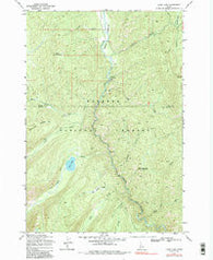 Loon Lake Idaho Historical topographic map, 1:24000 scale, 7.5 X 7.5 Minute, Year 1969
