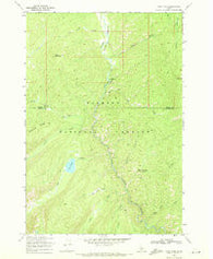 Loon Lake Idaho Historical topographic map, 1:24000 scale, 7.5 X 7.5 Minute, Year 1969