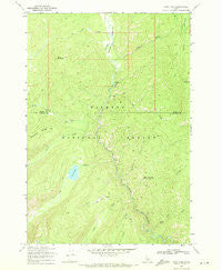 Loon Lake Idaho Historical topographic map, 1:24000 scale, 7.5 X 7.5 Minute, Year 1969