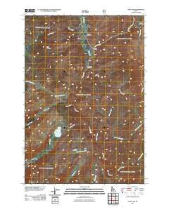 Loon Lake Idaho Historical topographic map, 1:24000 scale, 7.5 X 7.5 Minute, Year 2011