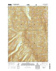 Loon Lake Idaho Current topographic map, 1:24000 scale, 7.5 X 7.5 Minute, Year 2013