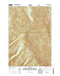 Loon Lake Idaho Current topographic map, 1:24000 scale, 7.5 X 7.5 Minute, Year 2013