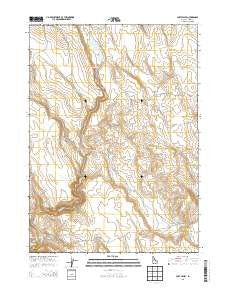 Lost Valley Idaho Current topographic map, 1:24000 scale, 7.5 X 7.5 Minute, Year 2013