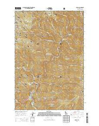 Lowell Idaho Current topographic map, 1:24000 scale, 7.5 X 7.5 Minute, Year 2013