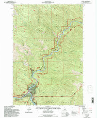 Lowell Idaho Historical topographic map, 1:24000 scale, 7.5 X 7.5 Minute, Year 1994
