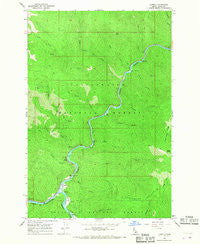 Lowell Idaho Historical topographic map, 1:24000 scale, 7.5 X 7.5 Minute, Year 1966