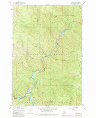 Lowell Idaho Historical topographic map, 1:24000 scale, 7.5 X 7.5 Minute, Year 1966