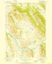 Lower Valley Idaho Historical topographic map, 1:24000 scale, 7.5 X 7.5 Minute, Year 1951