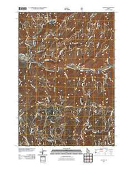 Lowman Idaho Historical topographic map, 1:24000 scale, 7.5 X 7.5 Minute, Year 2011