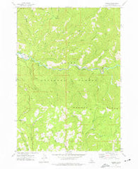 Lowman Idaho Historical topographic map, 1:24000 scale, 7.5 X 7.5 Minute, Year 1972