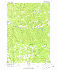 Lowman Idaho Historical topographic map, 1:24000 scale, 7.5 X 7.5 Minute, Year 1972