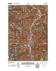 Lucile Idaho Historical topographic map, 1:24000 scale, 7.5 X 7.5 Minute, Year 2011
