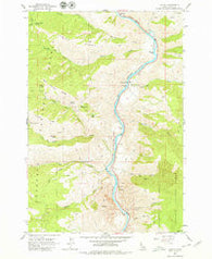 Lucile Idaho Historical topographic map, 1:24000 scale, 7.5 X 7.5 Minute, Year 1963