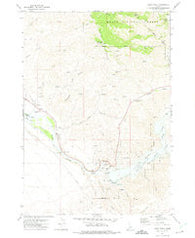 Lucky Peak Idaho Historical topographic map, 1:24000 scale, 7.5 X 7.5 Minute, Year 1972