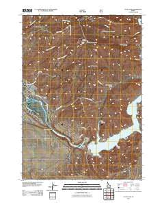 Lucky Peak Idaho Historical topographic map, 1:24000 scale, 7.5 X 7.5 Minute, Year 2011