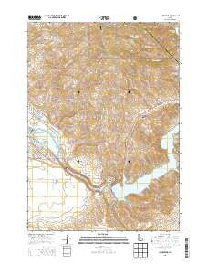 Lucky Peak Idaho Current topographic map, 1:24000 scale, 7.5 X 7.5 Minute, Year 2013