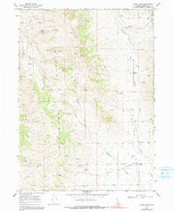 Lyman Pass Idaho Historical topographic map, 1:24000 scale, 7.5 X 7.5 Minute, Year 1968