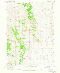 Lyman Pass Idaho Historical topographic map, 1:24000 scale, 7.5 X 7.5 Minute, Year 1968