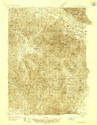 MacKay Idaho Historical topographic map, 1:96000 scale, 30 X 30 Minute, Year 1935