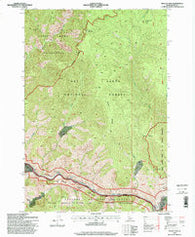 Mackay Bar Idaho Historical topographic map, 1:24000 scale, 7.5 X 7.5 Minute, Year 1995