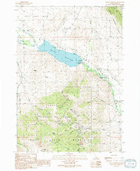 Mackay Reservoir Idaho Historical topographic map, 1:24000 scale, 7.5 X 7.5 Minute, Year 1991