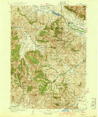 Mackay Idaho Historical topographic map, 1:62500 scale, 15 X 15 Minute, Year 1940