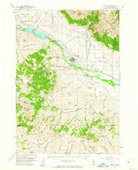 Mackay Idaho Historical topographic map, 1:62500 scale, 15 X 15 Minute, Year 1960
