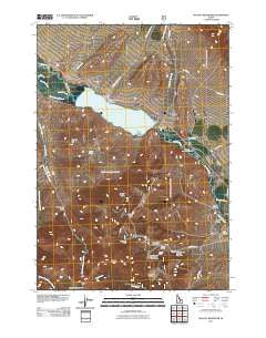 Mackay Reservoir Idaho Historical topographic map, 1:24000 scale, 7.5 X 7.5 Minute, Year 2011