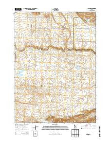 Macon Idaho Current topographic map, 1:24000 scale, 7.5 X 7.5 Minute, Year 2013