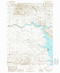 Magic Reservoir West Idaho Historical topographic map, 1:24000 scale, 7.5 X 7.5 Minute, Year 1986