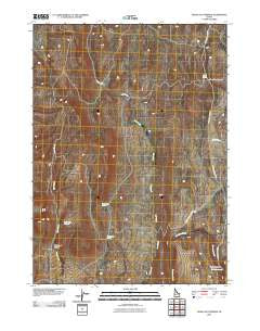 Magic Hot Springs Idaho Historical topographic map, 1:24000 scale, 7.5 X 7.5 Minute, Year 2010