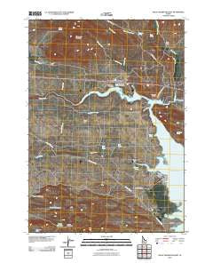 Magic Reservoir West Idaho Historical topographic map, 1:24000 scale, 7.5 X 7.5 Minute, Year 2010