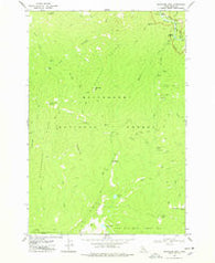 Magruder Mtn Idaho Historical topographic map, 1:24000 scale, 7.5 X 7.5 Minute, Year 1978
