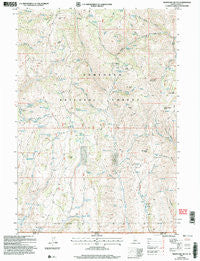 Mahogany Butte Idaho Historical topographic map, 1:24000 scale, 7.5 X 7.5 Minute, Year 2001