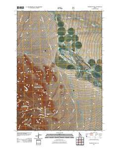 Mahogany Hill Idaho Historical topographic map, 1:24000 scale, 7.5 X 7.5 Minute, Year 2011